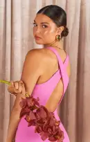 Rachel Maxi Dress ~ Pink Lilac Stretch(XS)