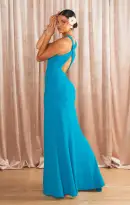 Rachel Maxi Dress ~ Teal Stretch(XS)