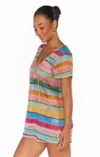 Travel Coverup ~ Multi Crochet(XS)