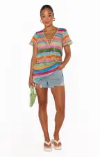 Travel Coverup ~ Multi Crochet(XS)