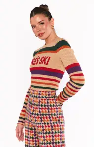 Slopes Sweater ~ Apres Ski Stripe(XS)