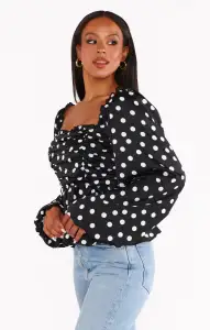Atiana Top ~ Polka Dot(XS)