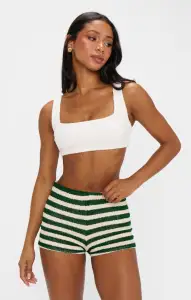 Ziggy Shorts ~ Lucky Stripe Knit(XS)