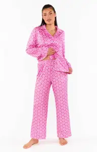 Classic PJ Set ~ Pink Mumu Logo Jersey(XS)
