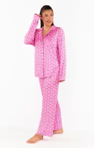 Classic PJ Set ~ Pink Mumu Logo Jersey(XS)