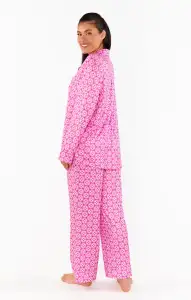 Classic PJ Set ~ Pink Mumu Logo Jersey(XS)