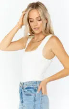 Dory Bodysuit ~ Bone Stretch(XS)