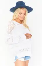 Yala Sweater ~ White Knit(XS)