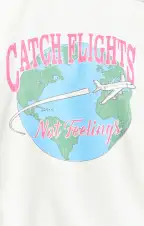 Vada Sweatshirt ~ Catch Flights Graphic(XS)