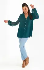 Alicia Tunic ~ Emerald(XS)