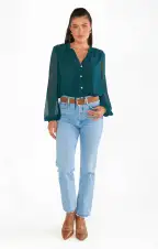 Alicia Tunic ~ Emerald(XS)