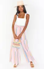 Serafina Pants ~ Paradise Stripe(XS)