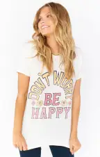 Thomas Tee ~ Be Happy Graphic(XS)