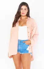 Johns Button Down Shirt ~ Pink Linen(XS)
