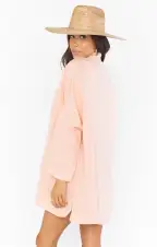 Johns Button Down Shirt ~ Pink Linen(XS)