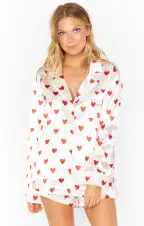 Favorite PJ Set ~ Queen of Hearts Silky(XS)