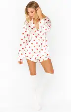 Favorite PJ Set ~ Queen of Hearts Silky(XS)