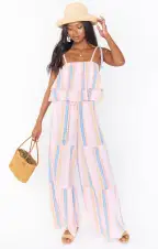 Serafina Pants ~ Paradise Stripe(XS)