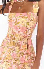 Toluca Midi Dress ~ Pretty Poppy(XS)
