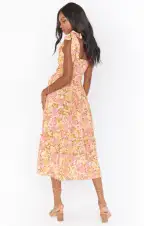 Toluca Midi Dress ~ Pretty Poppy(XS)