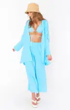 Kick Back Pants ~ Sky Blue(XS)