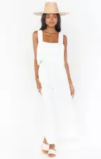 Tara Crop Top ~ White Linen(XS)