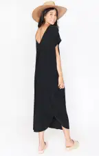 Worldly Caftan ~ Black(XS)