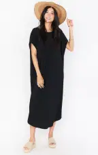 Worldly Caftan ~ Black(XS)