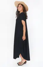 Worldly Caftan ~ Black(XS)
