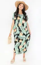 Worldly Caftan ~ Night in Paradise(XS)