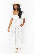 Linds Midi Dress ~ Cornflower Blues(XS)