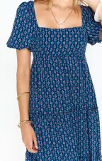 Linds Midi Dress ~ Red White and Mu(XS)