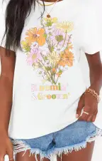 Thomas Tee ~ Bloomin and Groovin Graphic(XS)