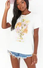 Thomas Tee ~ Bloomin and Groovin Graphic(XS)