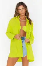 Johns Button Down Shirt ~ Citrine(XS)