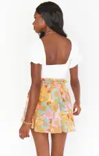 Swing Skirt ~ Groovy Blooms(XS)