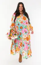 Birdie Maxi Dress ~ Flower Market(XS)