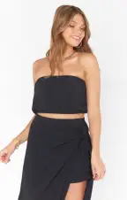 Teeny Tube Top ~ Black(XS)