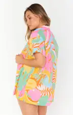Parker Button Down ~ Tropical Fruit(XS)