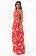 Tina Maxi Dress ~ Maui Mai Tai(XS)