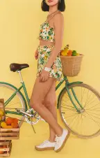 Take Me Away Shorts ~ Citrus in Georgia(XS)