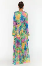 Jenny Ruffle Maxi Dress ~ Everhart Palms(XS)