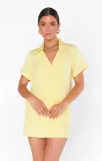 Bicoastal Blazer Romper ~ Butter Yellow Linen(XS)