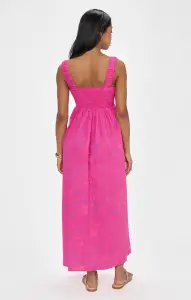 Fling Midi Dress ~ Pink Shells Poplin(XS)