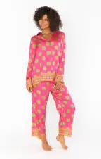 Early Night PJ Set ~ Sleepy Shells Silky(XS)