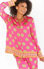 Early Night PJ Set ~ Sleepy Shells Silky(XS)