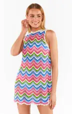 Sweeney Coverup ~ Wavy Stripe Crochet