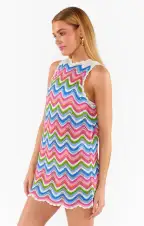 Sweeney Coverup ~ Wavy Stripe Crochet(XS)