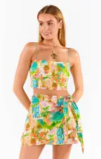 Tula Top ~ Palermo Spritz Linen(XS)