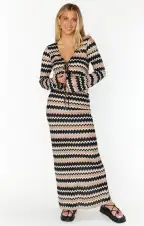 Saturday Skirt ~ Neutral Groovy Knit(XS)